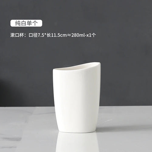 ceramic bathroom accessories for home decor - vue 9 sur 23