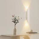 Designer wall light with full spectrum eye protection and warm ambience