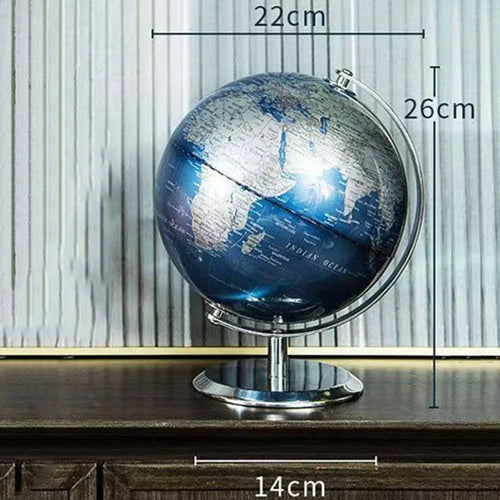 retro world globe for children's education and decoration