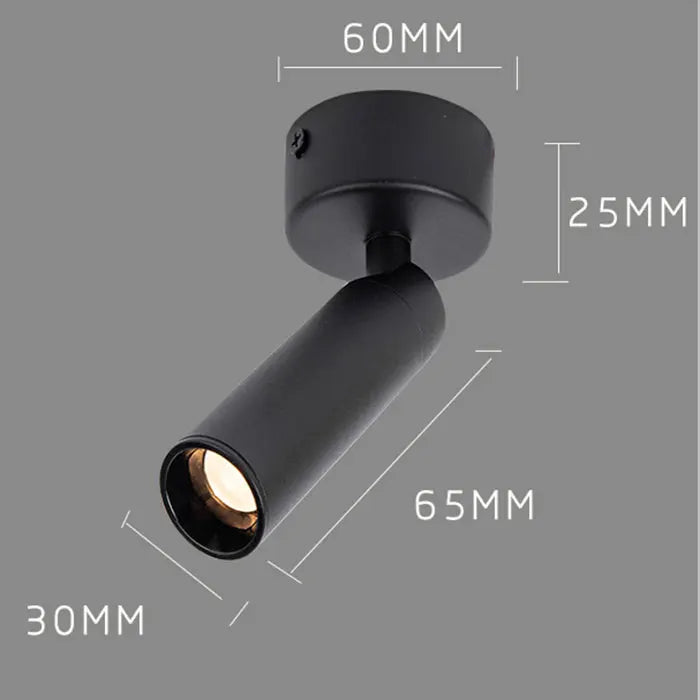 Industrial narrow beam ceiling spotlights for museum and gallery