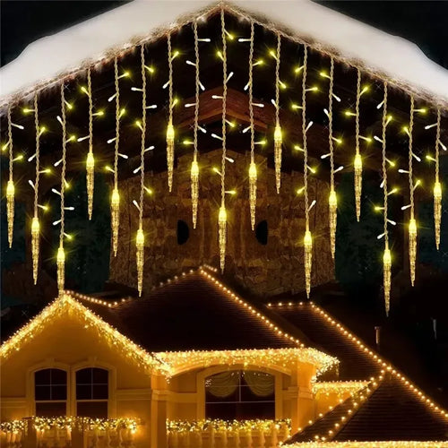 Christmas window LED decorations with 8 flashing modes - vue 2 sur 12