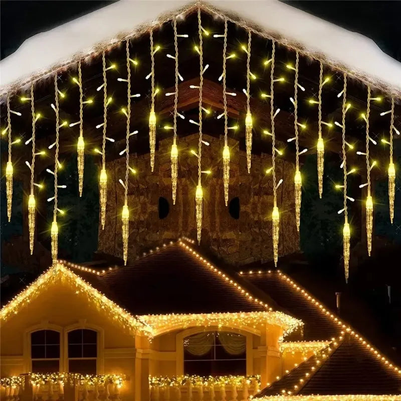 Christmas window LED decorations with 8 flashing modes