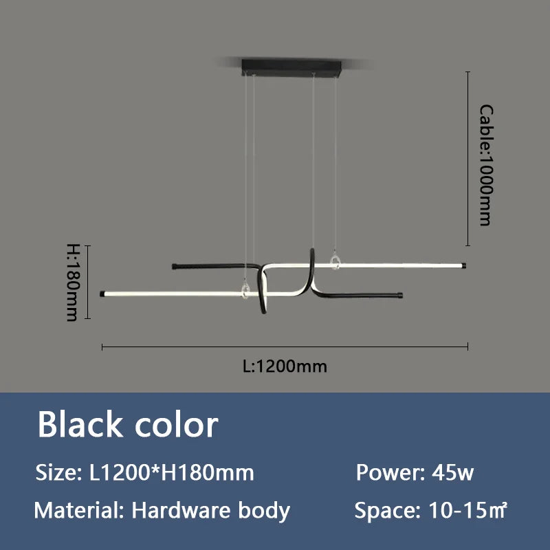 Modern luxury suspended chandelier elegant design lighting - vue 8 sur 8