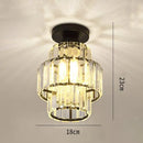 Modern k9 crystal ceiling light for elegant interior decor