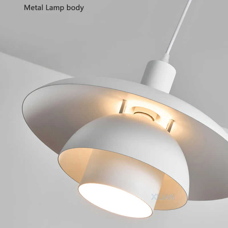 Creative metal LED pendant light for table lighting - vue 5 sur 8