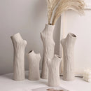 decorative ceramic tree trunk vase for flowers
