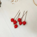 Set of 10 artificial berries for DIY wreaths