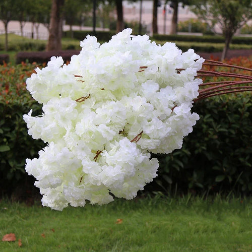 Artificial cherry blossom flowers for wedding decoration and DIY - vue 3 sur 11
