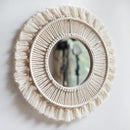 handmade bohemian nordic style decorative wall mirror
