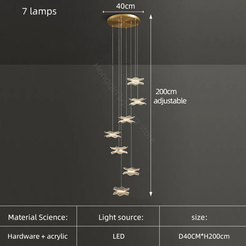 Modern designer ceiling light for elegant indoor lighting - vue 13 sur 12