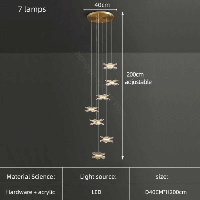 Modern designer ceiling light for elegant indoor lighting - vue 12 sur 12