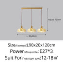 Simple pleated chandelier for interior decor soft lighting