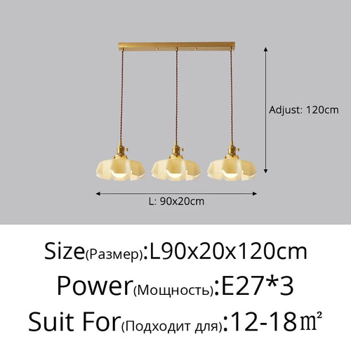 Simple pleated chandelier for interior decor soft lighting - vue 17 sur 17