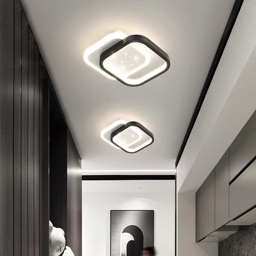 Modern minimalist LED ceiling light for outdoor use - vue 4 sur 14
