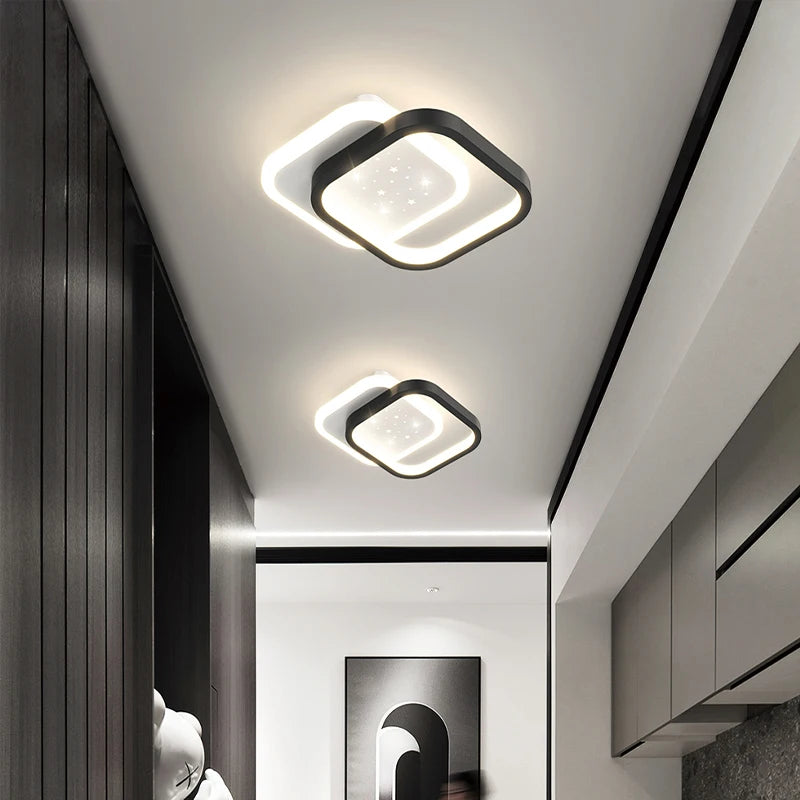 Modern minimalist LED ceiling light for outdoor use - vue 4 sur 14