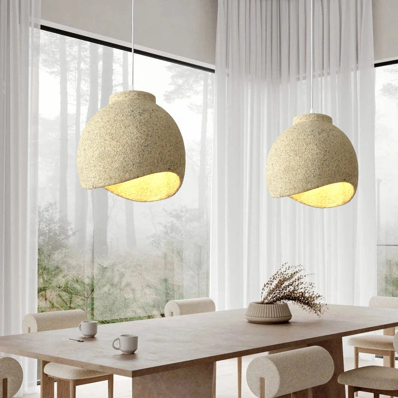 Nordic wabi sabi chandelier for restaurant, bar and home decor