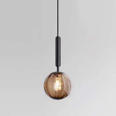Modern glass pendant light for elegant interior decor - vue 20 sur 24