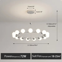 Modern decorative pendant chandelier for the home