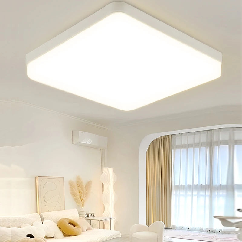 Modern square LED ceiling light for stylish interiors