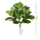 Artificial silk bamboo leaves for elegant decoration