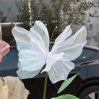 mesh butterfly background for wedding and party