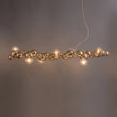 Dimmable LED molecular design chandelier trend 2024