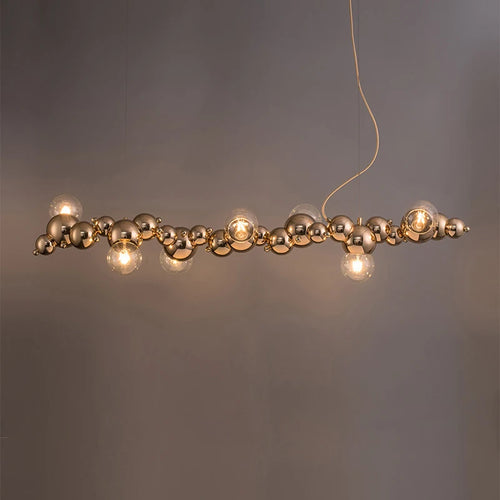 Dimmable LED molecular design chandelier trend 2024 - vue 2 sur 16