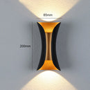 modern waterproof aluminum led wall light for outdoor decoration
