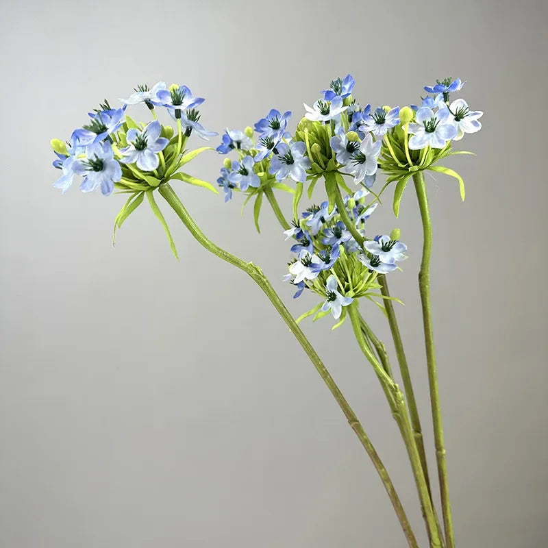 Velvet silk artificial flowers for elegant decor
