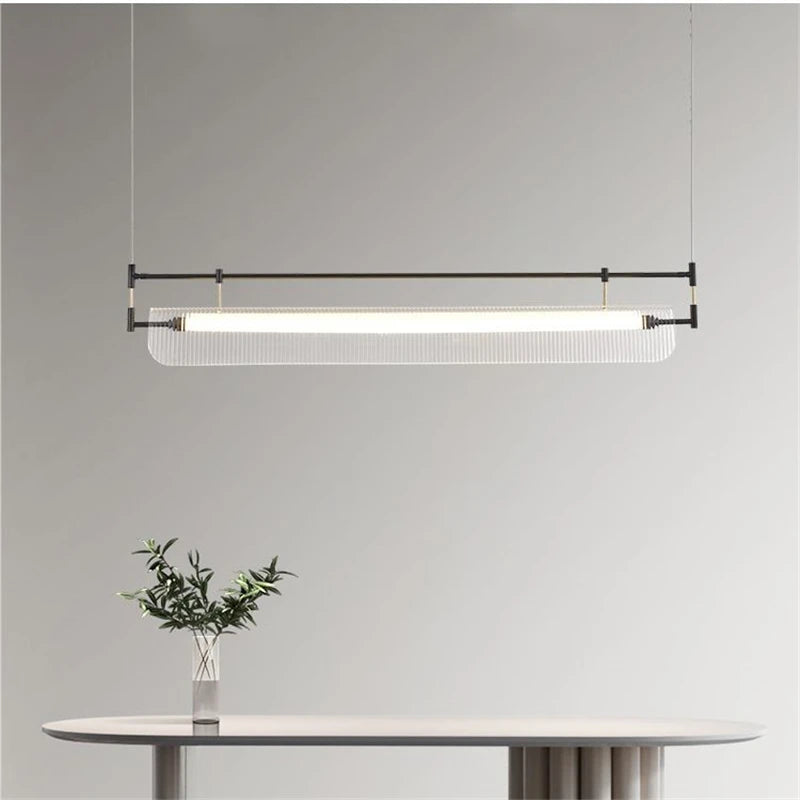 Modern Italian minimalist acrylic LED pendant light