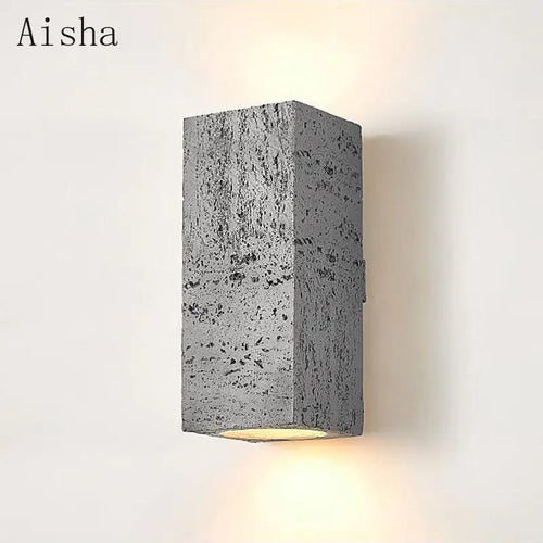 Nordic retro resin wall light for interior decoration - vue 3 sur 11