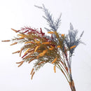Set of 3 artificial plants for autumn wedding decor