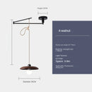 Modern creative LED chandelier with artistic retractable wooden arm