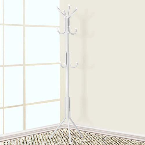 metal coat rack with hooks for clothes and accessories