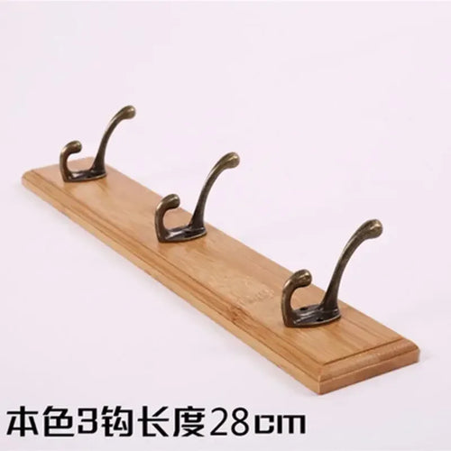 porte-manteau mural en bois pour rangement pratique - vue 23 sur 23