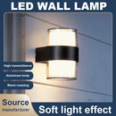 Waterproof LED outdoor wall light for garden and exterior
