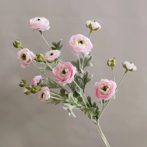 Small artificial peony flower bouquet for wedding and home decoration - vue 5 sur 13