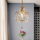 Retro American crystal chandelier for elegant interior decoration