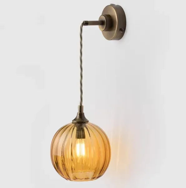 Nordic style glass wall light for interior decoration - vue 11 sur 13