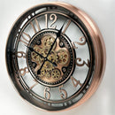 metal mobile wall clock stylish and durable interior decoration