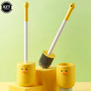 silicone brush with holder for quick cleaning