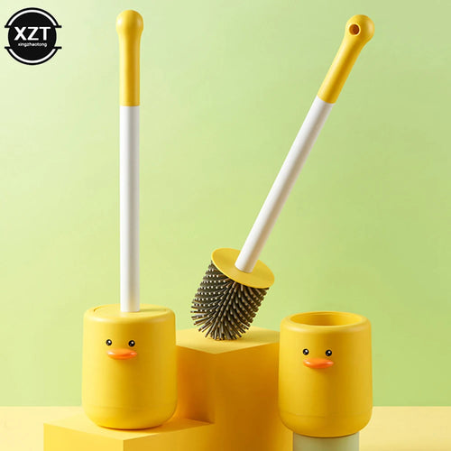 silicone brush with holder for quick cleaning