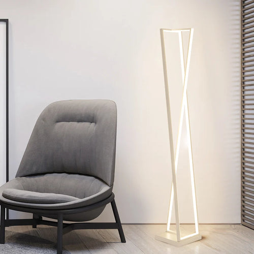 Modern nordic style minimalist floor lamp - vue 4 sur 7