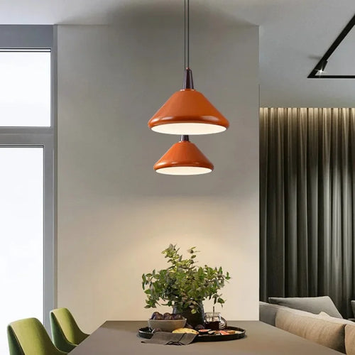 Modern macarone led chandelier for stylish interiors - vue 2 sur 8