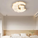 Smart LED chandelier with remote control for modern decor
