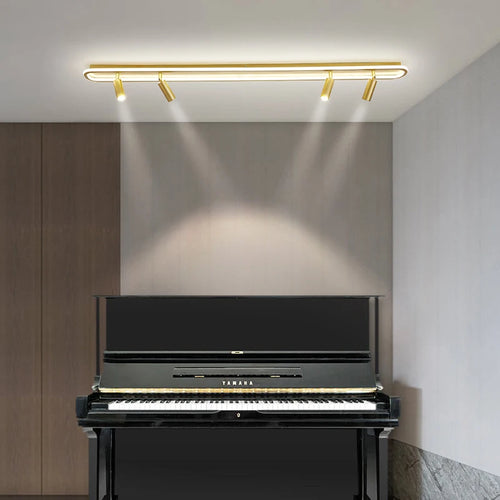 Modern LED chandelier for indoor dimmable lighting - vue 2 sur 18