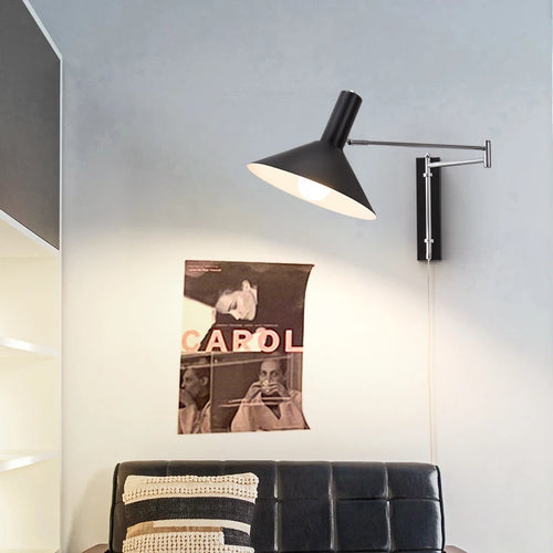 Foldable extendable LED reading wall light - vue 5 sur 8