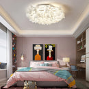 Romantic flower dimmable LED ceiling light with remote control PVC
