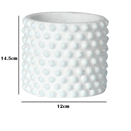 Nordic style retro cement flower pot for home decoration - vue 23 sur 33
