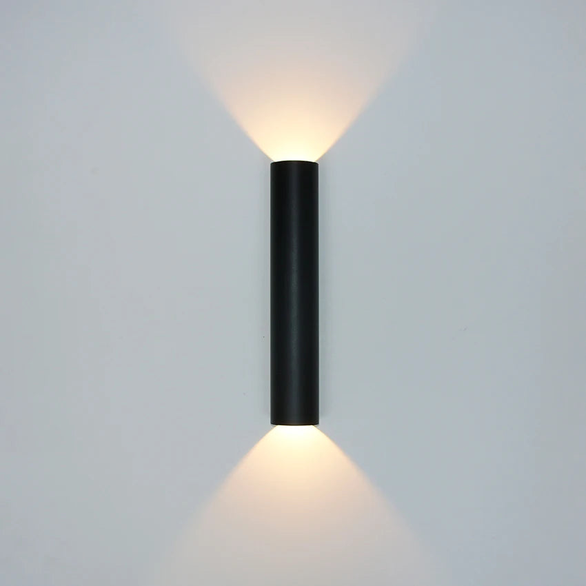 Aluminium up and down LED wall light au40